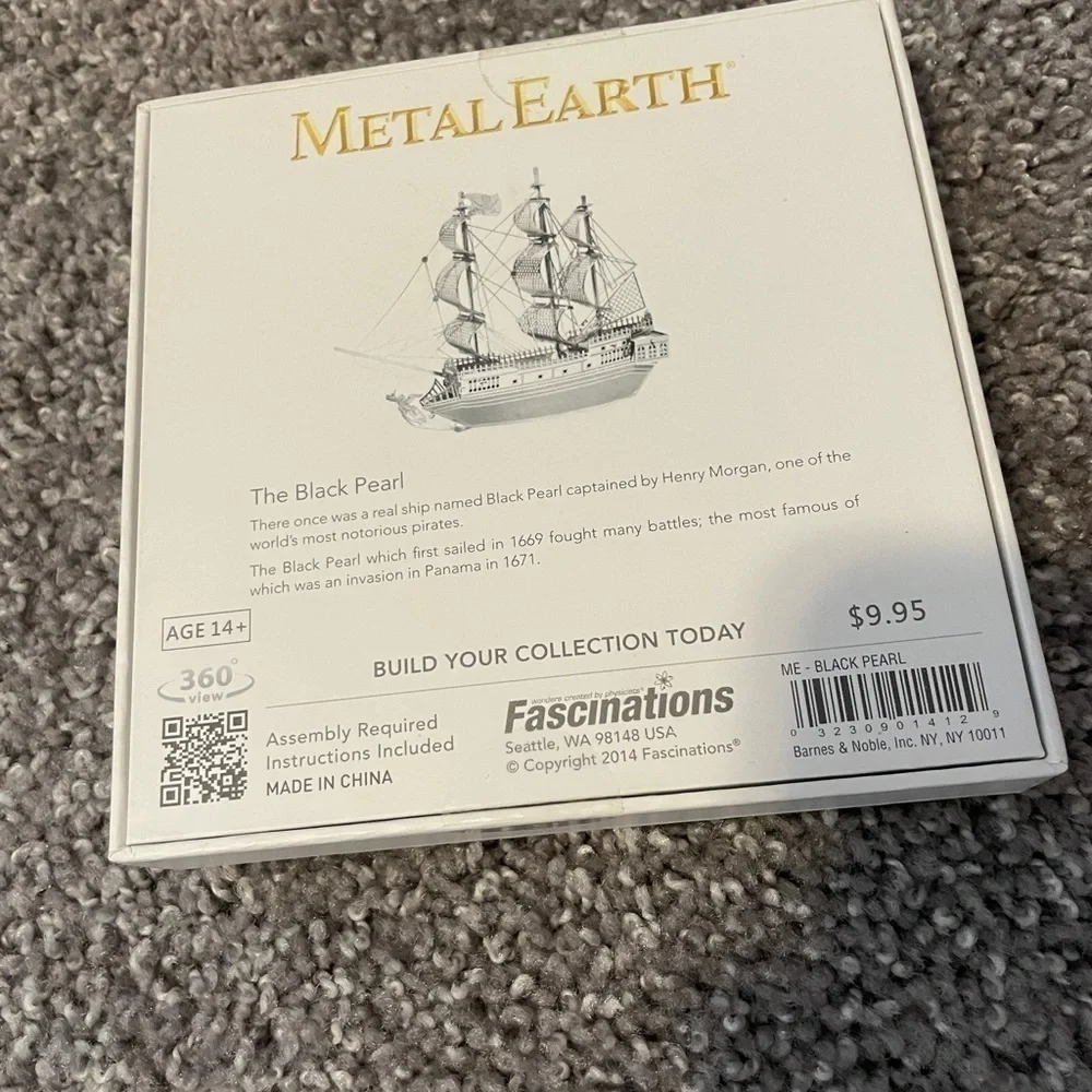 Metal Earth. Black Pearl.